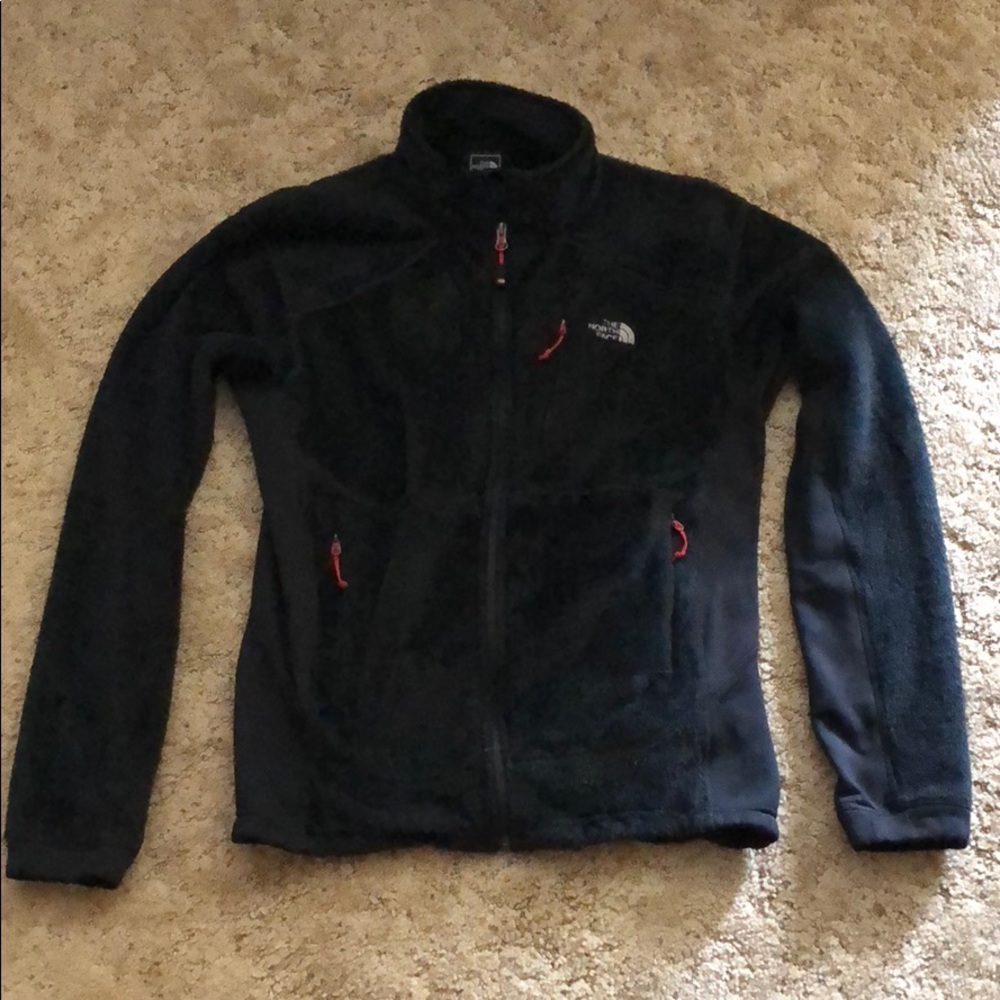 MENS BLACK FUZZY NORTH FACE
